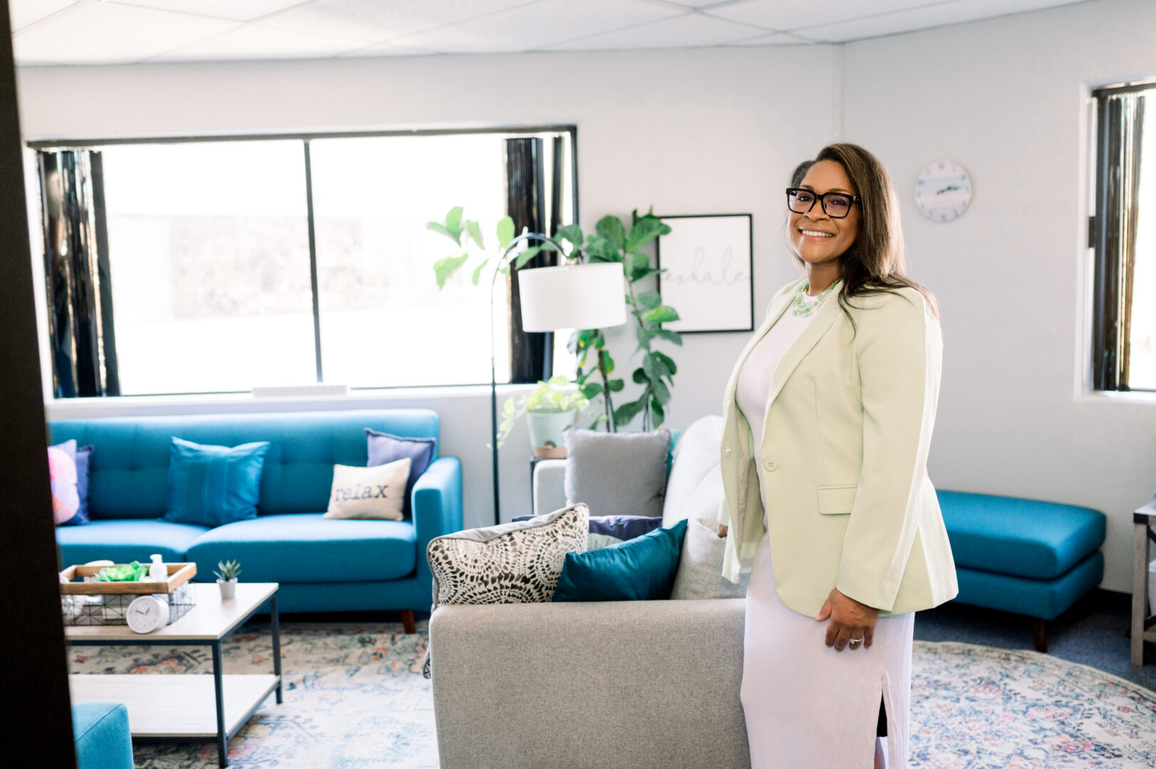 Therapist posing for brand photo session for Temecula Brand Photographer