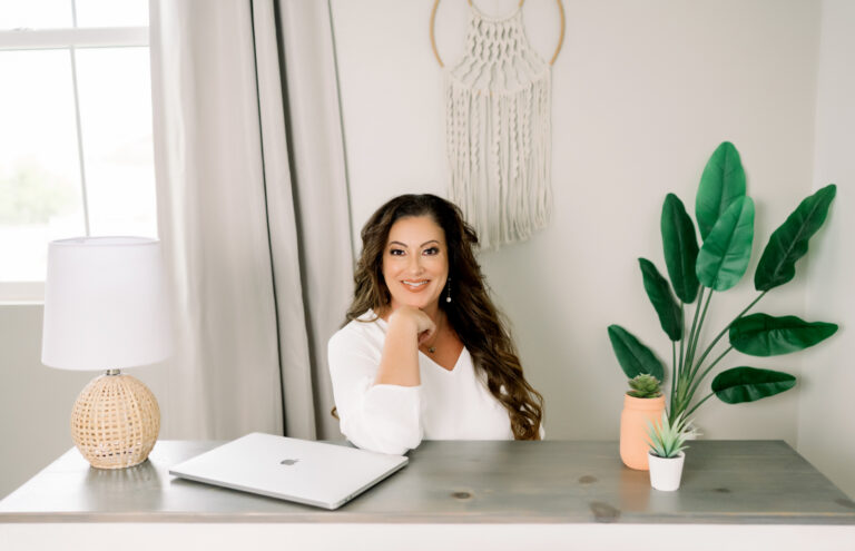 Temecula realtor poses for a brand session