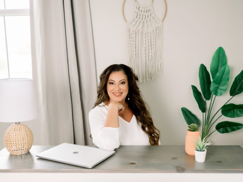 Temecula realtor poses for a brand session